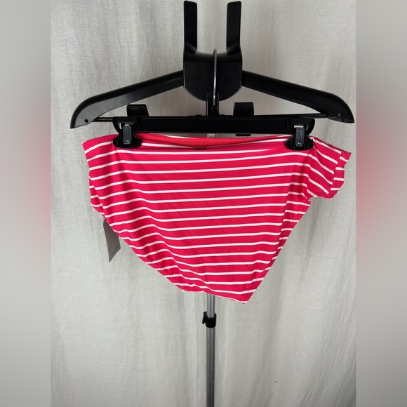 Sea Level Swim Coral & White Stripe Chamarel Band Bikini Bottom Size 12 NWT - Picture 8 of 13